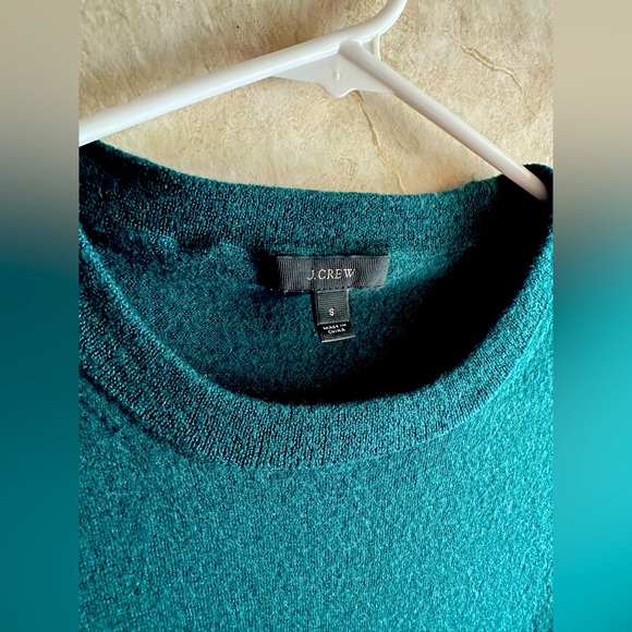 J. Crew forest green wool sweater - Picture 2 of 3